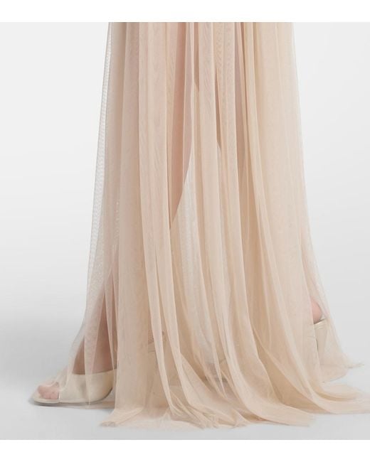 Robe De Mariee Himalia En Tulle Fronce De La Vali en coloris Natural