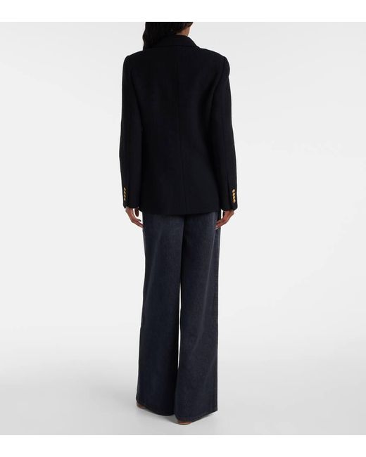 Chloé Black Wool-Blend Boucle Jacket