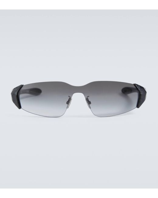Dior Gray Diorbay M1u Mask Sunglasses for men