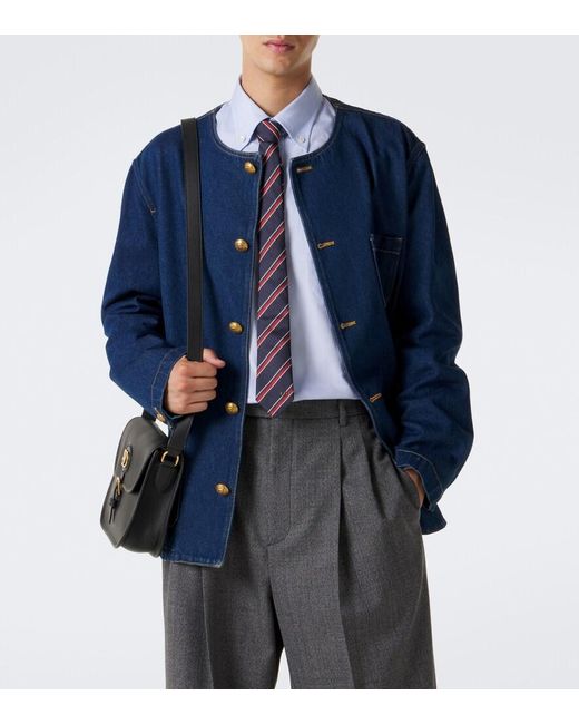 Valentino Blue Denim Jacket for men