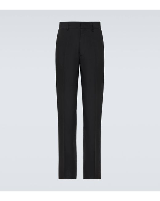 Givenchy Black Virgin Wool Wide-leg Pants for men