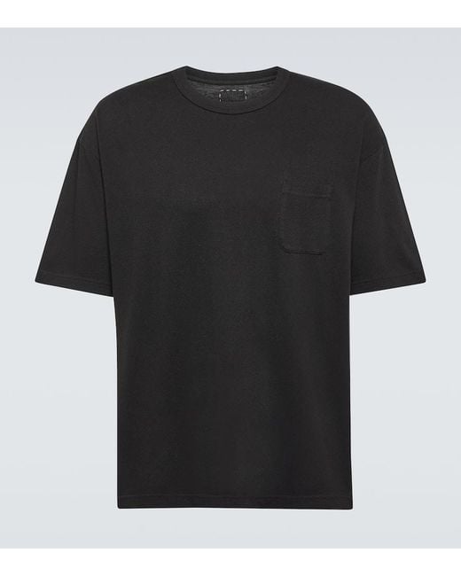 Camiseta Jumbo de algodon y seda Visvim de hombre de color Black
