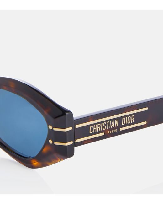 Dior Blue Diorsignature B1u Sunglasses