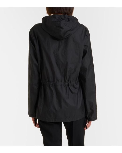 The Row Black Beloura Hooded Technical Jacket