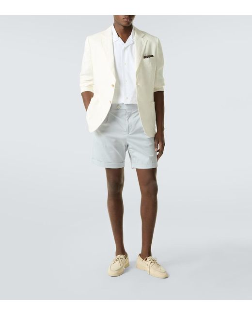 Lardini Blue Cotton-Blend Shorts for men
