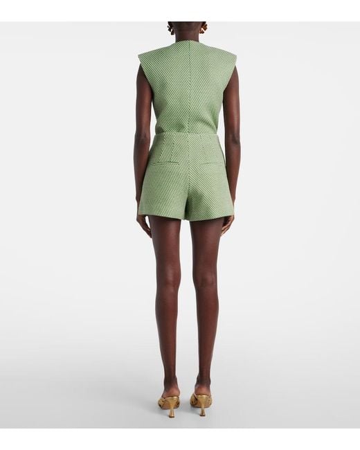 Veronica Beard Green Jazmin Short