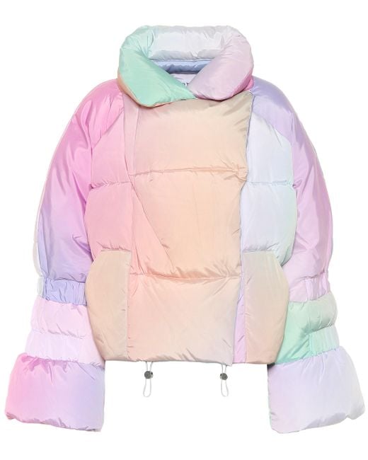 Saks Potts Multicolor Star Down Puffer Jacket