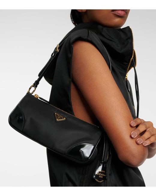 Prada Black Re-edition 2002 Re-nylon Shoulder Bag