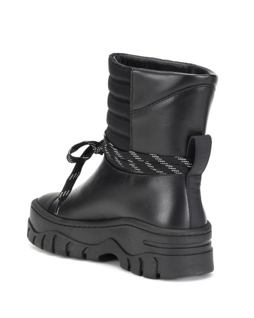ganni boots nubuck