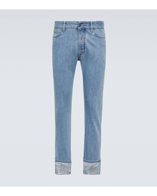 Berluti Blue Slim Jeans for men