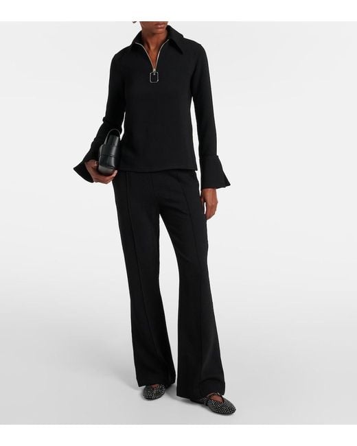 J.W. Anderson Blue Mid-Rise Sweatpants