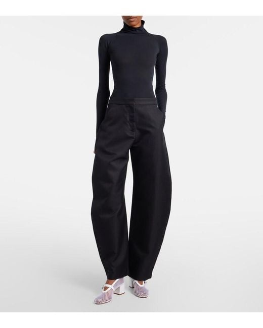 Alaïa White Babies Mesh Mary Jane Pumps