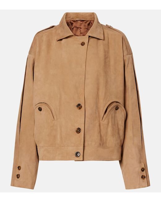 Blazé Milano Brown Kiso Suede Jacket