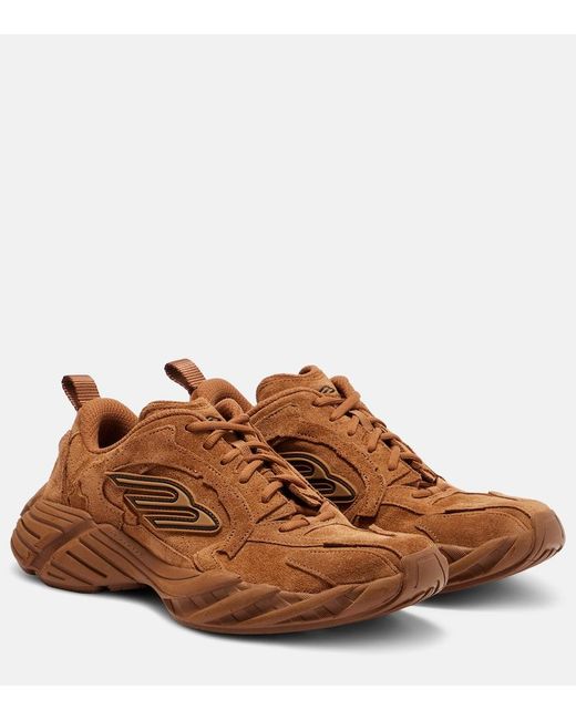 Balenciaga Brown Monday 3B Sports Icon Sneakers