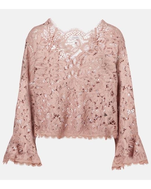 Dorothee Schumacher Pink Top Lacy Dream