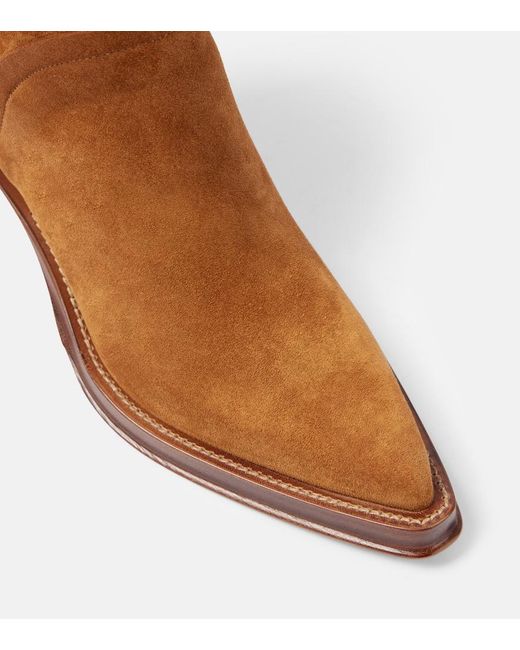 Gabriela Hearst Brown Camero Suede Knee-High Boots