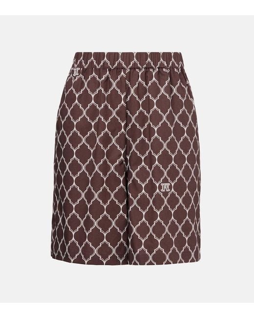 Max Mara Brown High-Rise Bermuda-Shorts Ulutato