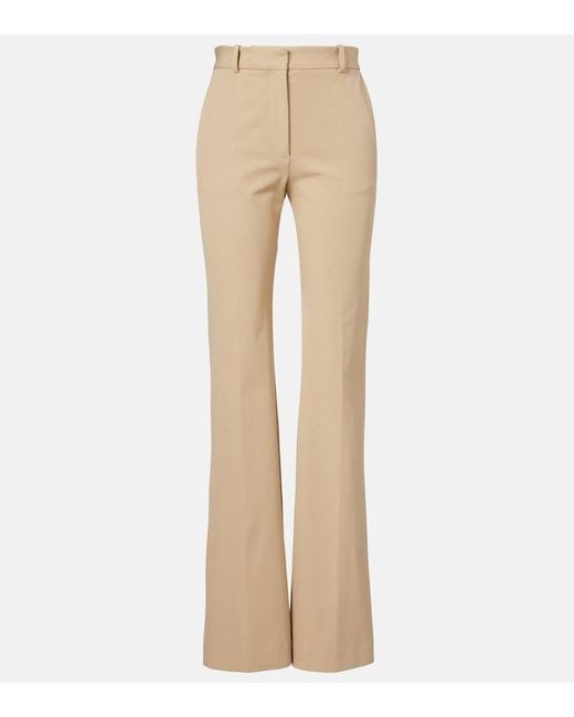 Joseph Natural Tafira Gabardine Flared Pants