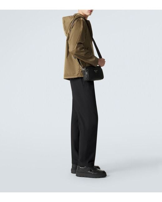 Prada Black Leather Sneakers for men