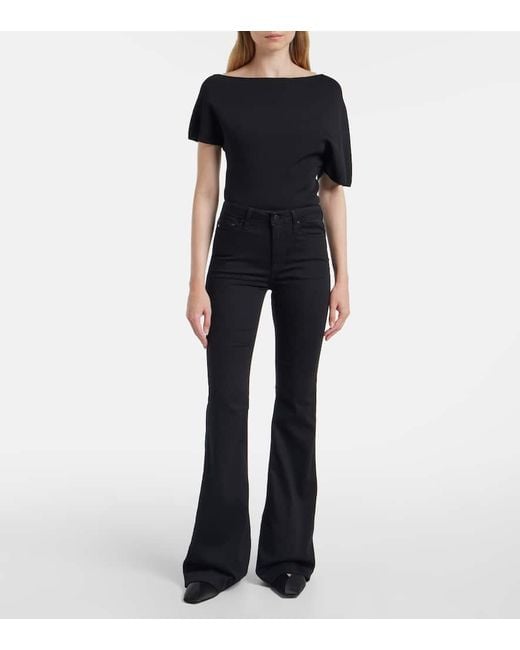 Jeans Flared Tropea De Tiro Alto AG Jeans de color Blue