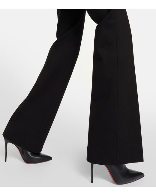 Dorothee Schumacher Blue High-Rise Straight Pants