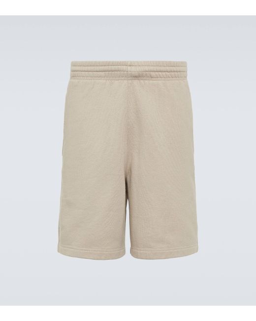 Burberry Natural Cotton Jersey Shorts for men