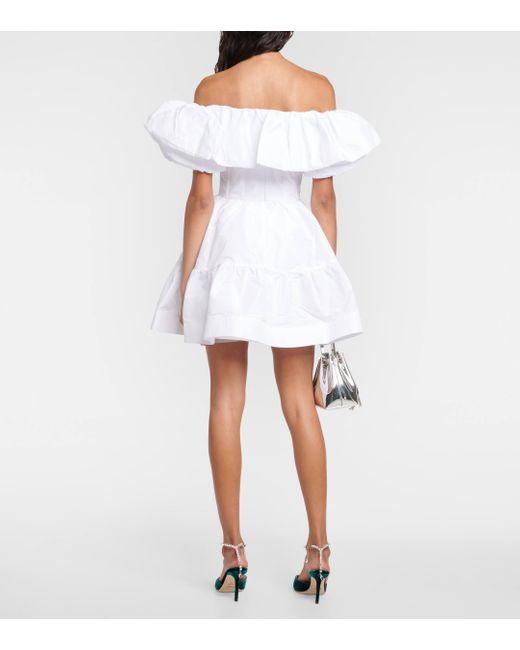 Robe de mariee Mallory a encolure bardot Rebecca Vallance en coloris White