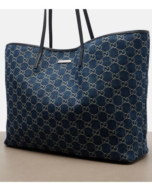 Shopper Essence Large di Gucci in Blue