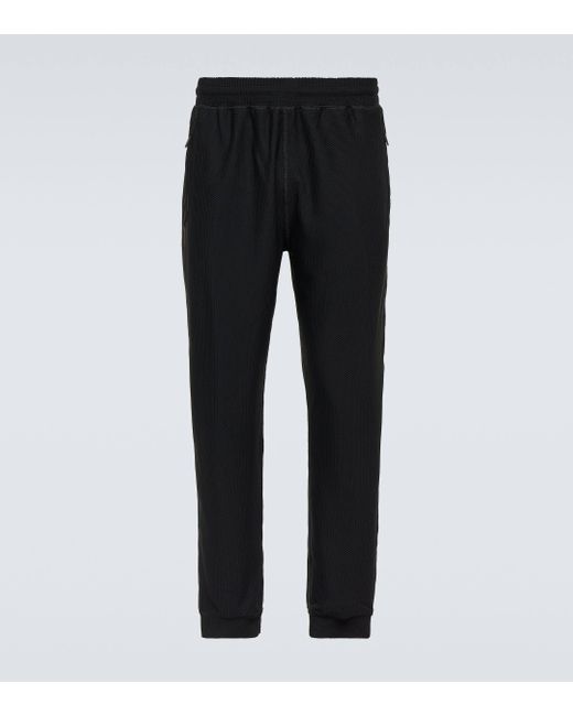 Giorgio Armani Black Jersey Sweatpants for men