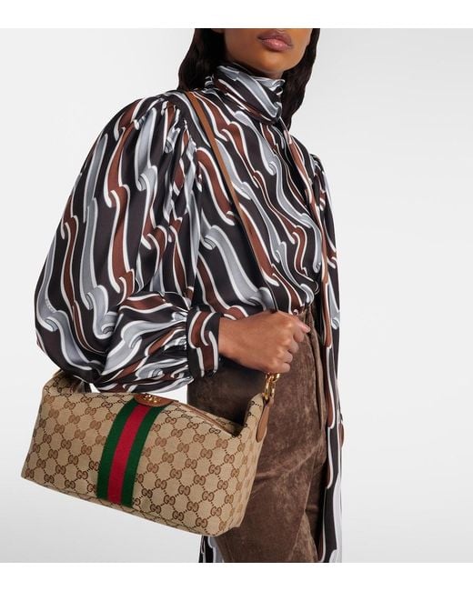 Borsa Vanity Gg Canvas Medium di Gucci in Brown