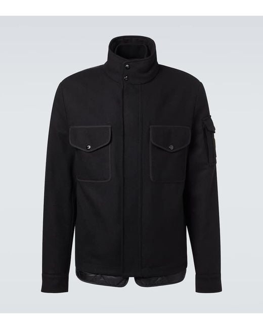 Moncler Black Avoine Quilted Down Jacket for men