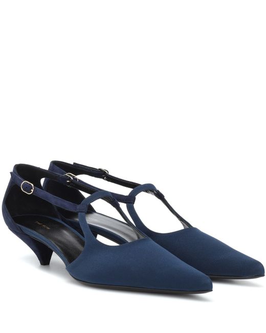The Row Bourgeoise Salomé Pumps in Blue | Lyst