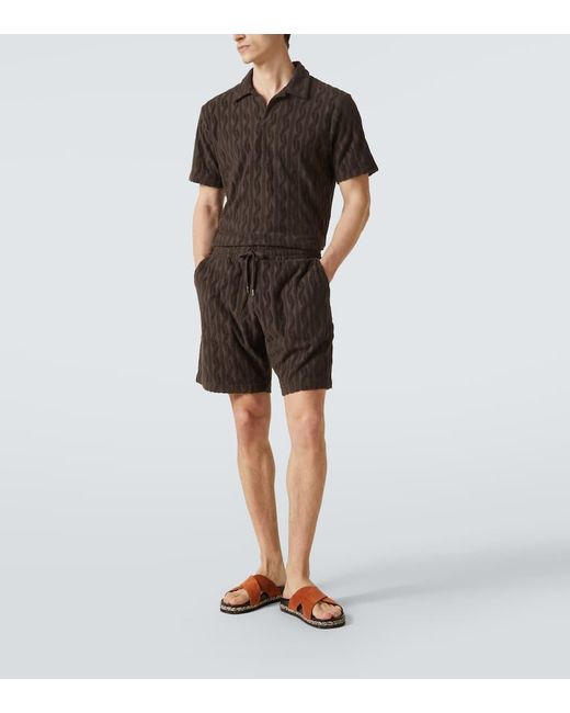 Frescobol Carioca Shorts Augusto Aus Baumwolle in Black für Herren