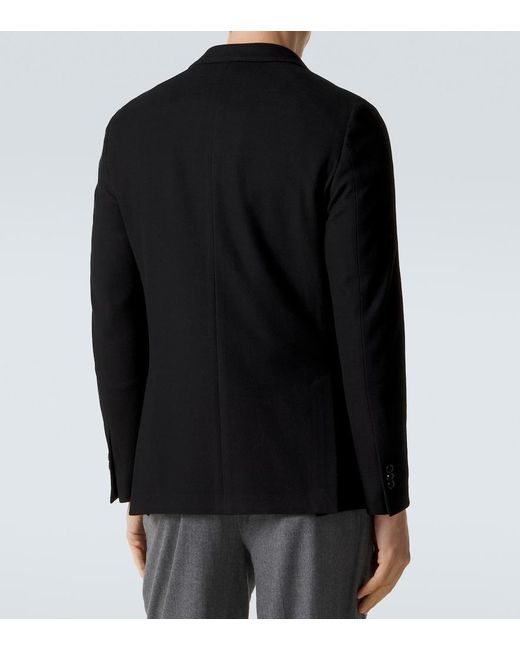 Lardini Black Cotton Blazer for men