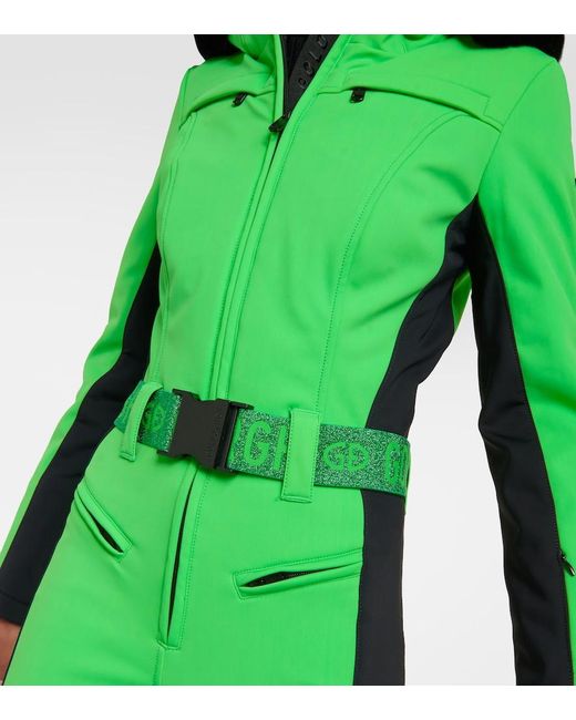 Goldbergh Parry Faux Furtrimmed Ski Suit in Green Lyst