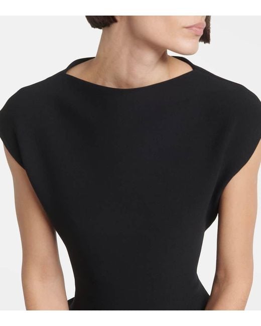 Alaïa Black Skater Minidress