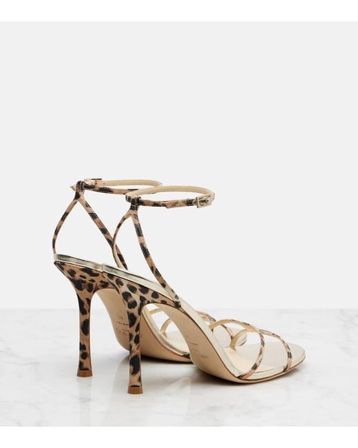 Sandales Archive Leo 100 Imprimees Jimmy Choo en coloris Metallic