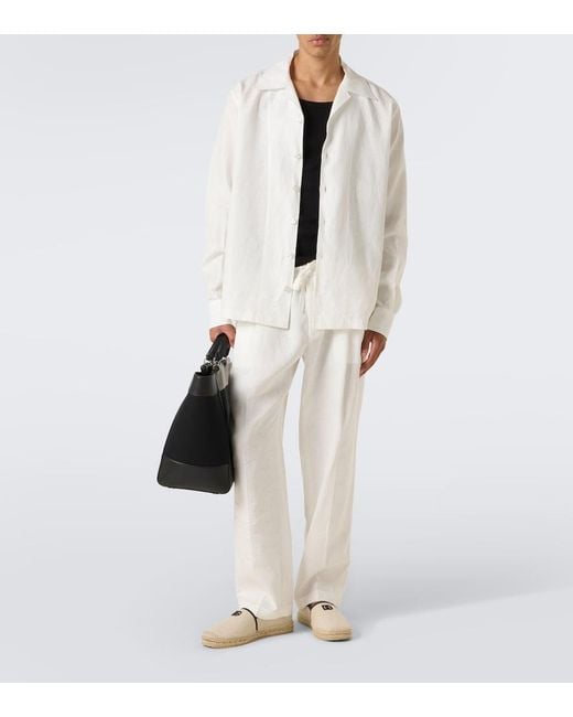 Dolce & Gabbana White Salt&Pepper And Nappa Espadrilles for men
