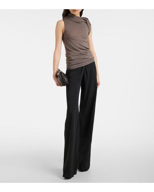 Rick Owens Gray Wool Top