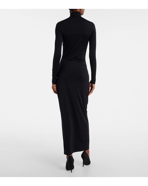 Wardrobe NYC Blue Knitted Maxi Dress