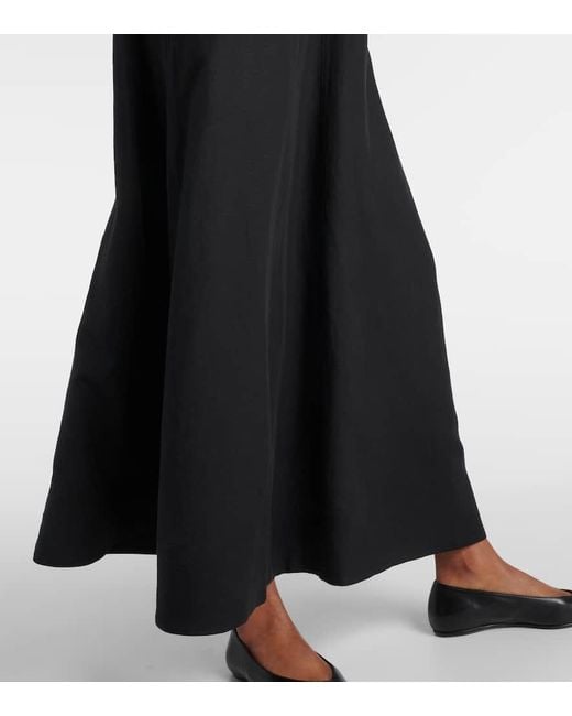 Totême  Black A-line Maxi Dress