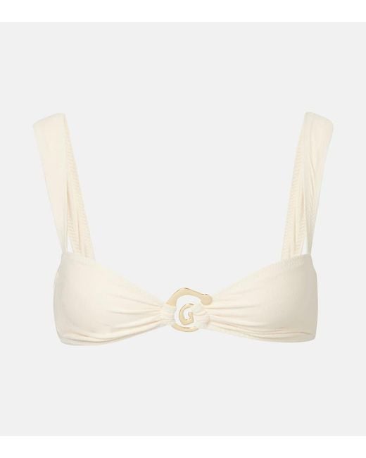 Top De Bikini Spiral SAME de color White