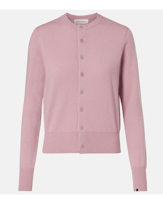 Extreme Cashmere Pink N°300 Little 2 Cashmere Cardigan