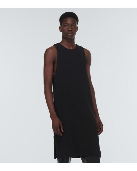 Nanushka Black Zeno Cotton-Blend Tank Top for men