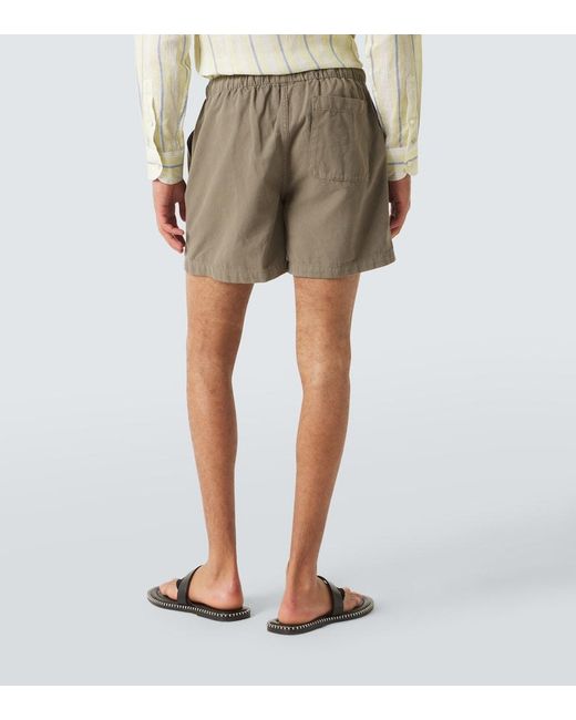 FRAME Natural Canvas Shorts for men