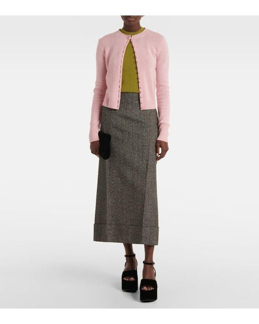 Sandales Compensees En Velours Gianvito Rossi en coloris Black