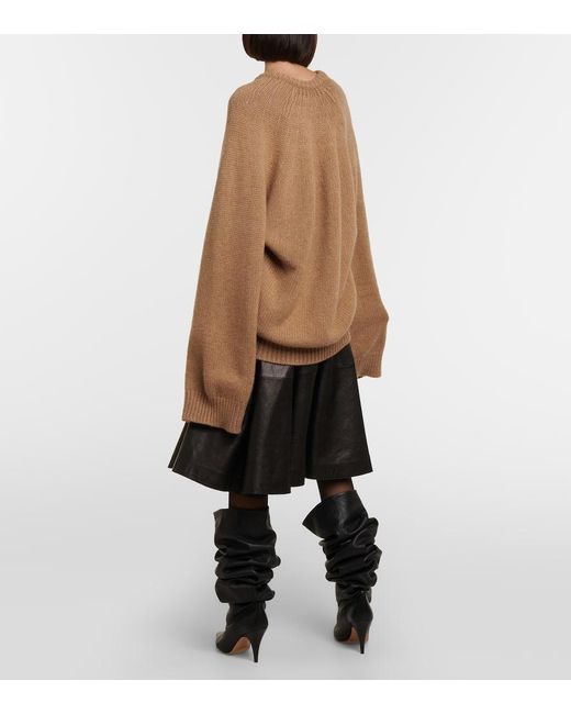 Khaite Brown Pullover Nalani Aus Kaschmir