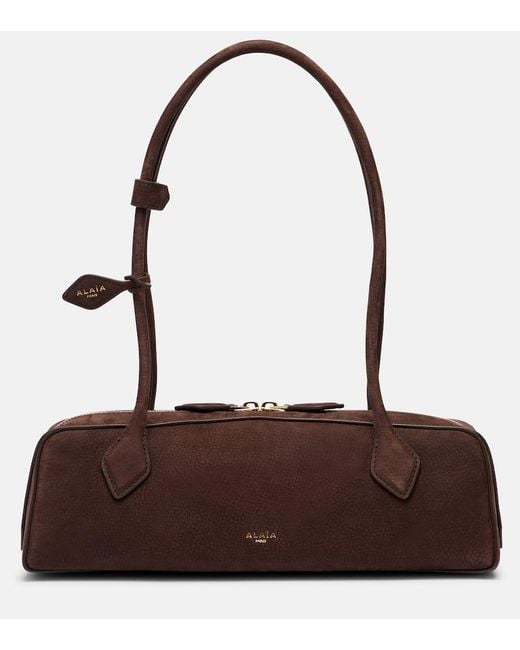 Borsa A Spalla Le Teckel Medium di Alaïa in Brown