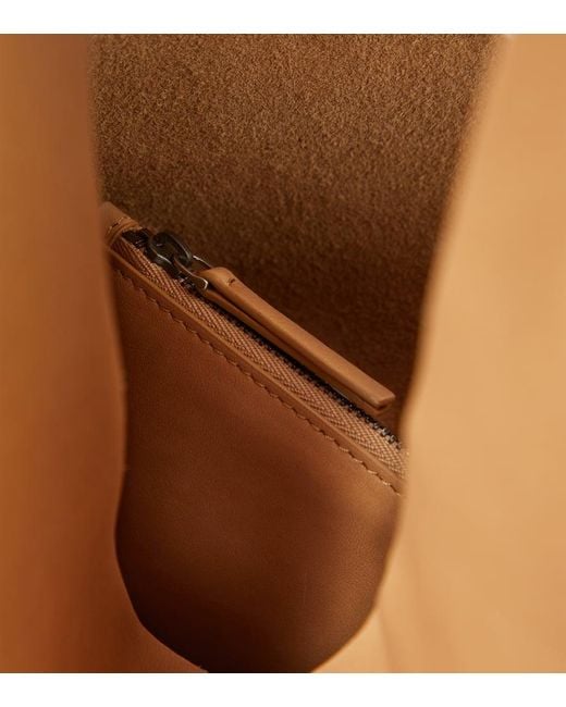 The Row Natural Tote Bag Bindle Aus Leder