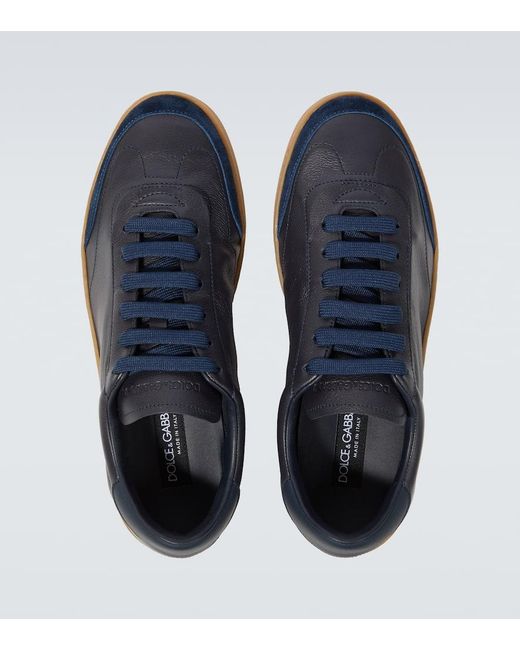 Dolce & Gabbana Sneakers DG aus Leder in Blue für Herren